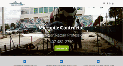 Desktop Screenshot of micropilecontractor.com